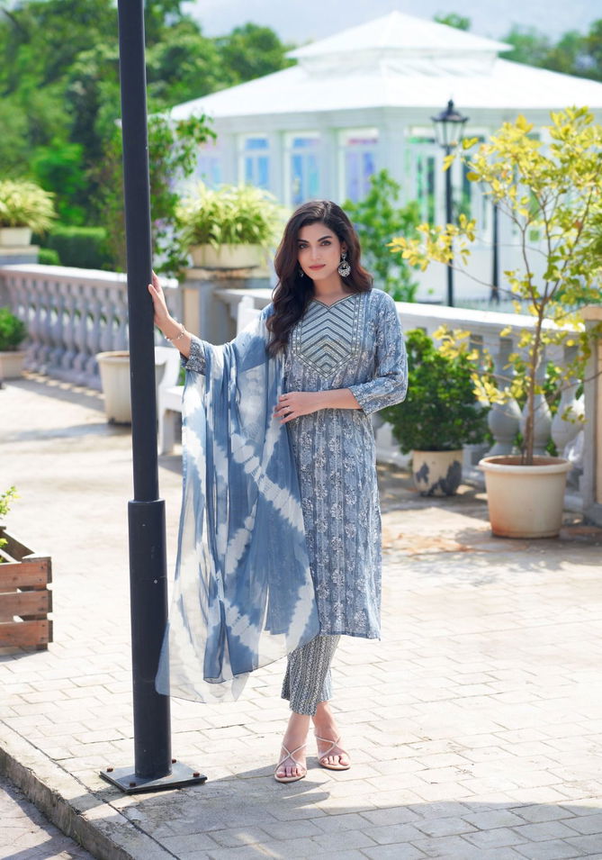 Meera Vol 1 By Mystic 9 Rayon Capsule Printed Kurti With Bottom Dupatta Wholesale Price In Surat
